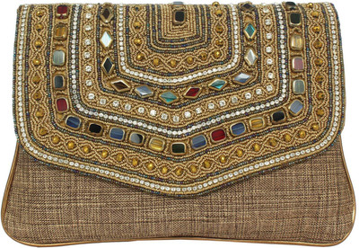 

Bagaholics Casual, Party Brown Clutch