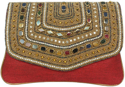 Bagaholics Casual, Party Red Clutch