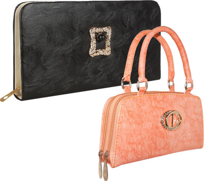 

Element Cart Casual, Formal, Party Multicolor Clutch