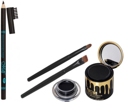 

MN EYE BROW POWDER & EYE BROW GEL 2 IN 1 WITH EXTRA PROTECTIVE WATERPROOF EYE BROW PACK(Set of 2)