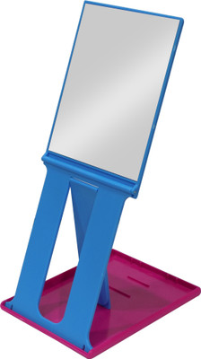 

Fully Mirror With Stand For Shaving, Makeup Mirror For Women, Travel Use Accessories, Pack Of 1
