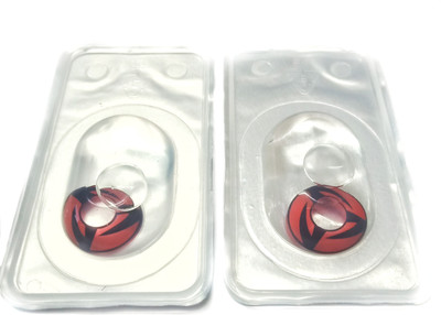 

Crosetta Kakashi Mangekyou Sharingan | Yearly Contact Lens(0, Red, Black, Pack of 1)