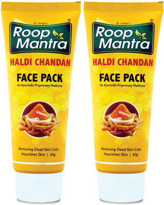 

Roop Mantra Haldi Chandan Face Pack 60gm, Pack of 2(60 g)