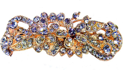 

Proplady Partywear Collection Stylish (LSize) Gold Rhinestone Stud Designer Hair Clip|Wedding Hair Accessories|Back Pin for Girls & Women Hair Clip, Hair Claw, Bun Clip, Banana Clip, Back Pin(Gold)