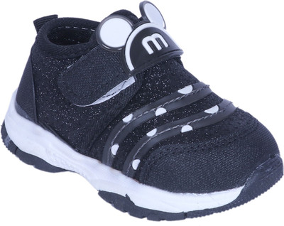 

FEETWELL Boys & Girls Velcro Sneakers(Black
