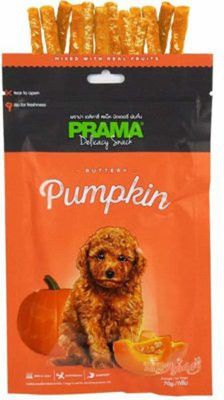 

all4pets Prama Buttery Pumpkin Dog Treats, 70gm Dog Chew(70 g, Pack of 1)