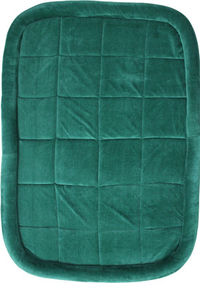 

Jainsons Pet Products Ultra Soft Green Velvet Bed for Dog, Cat Pet Mat