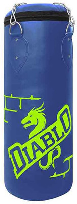 

DIABLO 36 Inch Blue Synthetic Leather Unfilled Punching Bag Hanging Bag(Heavy, 36 kg)