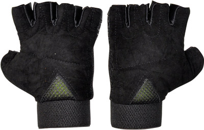 

Anand Sports Black with Net Gym Gym & Fitness Gloves (, Black