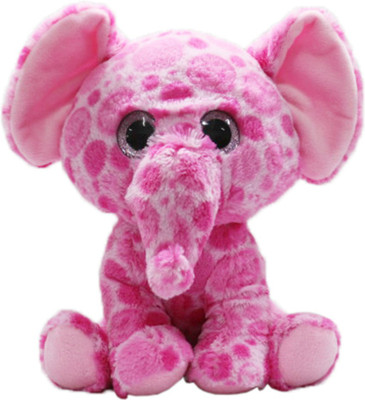 

My Baby Excels Colourful Elephant Plush with Sparkle Eyes 22cm - 22 cm(Pink)