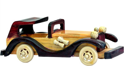 

Craftatoz Handmade Wooden Decorative Car Toy(Brown)