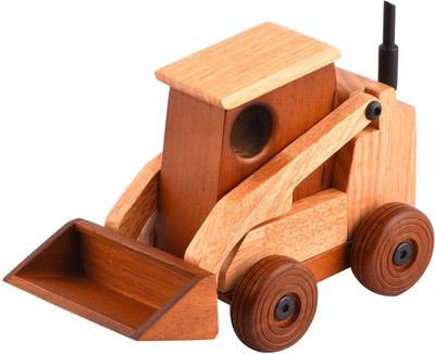 

Craftatoz Beautifully Crafted wooden Loader Toy(Brown)