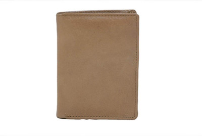 

Lamek Boys Beige Genuine Leather Wallet(8 Card Slots), Tan