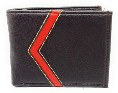 

Mumtaz & Son's Men Casual Black Artificial Leather Wallet(3 Card Slots), Brown