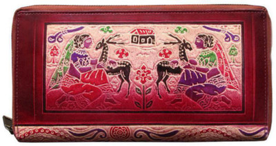 

ABYS Women Multicolor Genuine Leather Wrist Wallet(7 Card Slots)