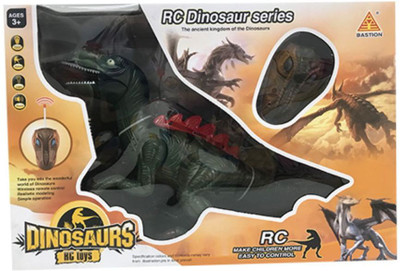 

jojoss Walking Dinosaur Toys Remote Control with light and sound for 3+ Kids(Green)