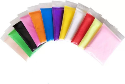 

Shopex DIY Ultra Light Modelling Bouncing Clay with Tools for Kids Pack of 12 Multicolor Clay