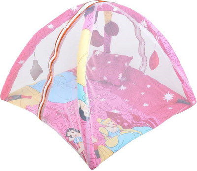 

Novelty Mosquito Protector Comfy Baby Sleeping Mosquito Net Playgym Bed With Pillow and hanging Toys NVLVIJPLGM024 Portable Crib(Fabric, Multicolor)