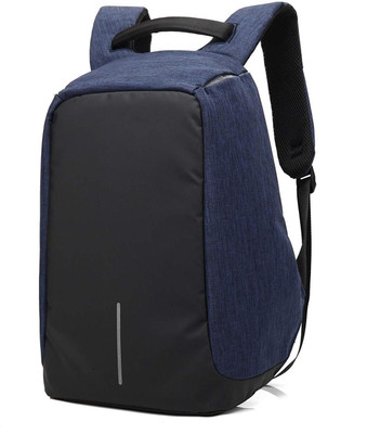 

globalurja.com Anti-Theft Bagpack With USB Port Blue 20 Backpack(Blue)