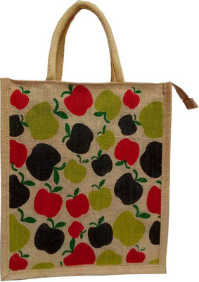 

Arjun RO Print Premium Quality Designer Stylish Trendy Jute Lunch Bag for Lunch/Return Gift/Everyday use (Large Size) Multipurpose Bag(Beige, 3 L)