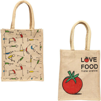 

Arjun RO 2 jute Lunch Bag (Beige, 4 L) Multipurpose Bag(Beige, 3 L)