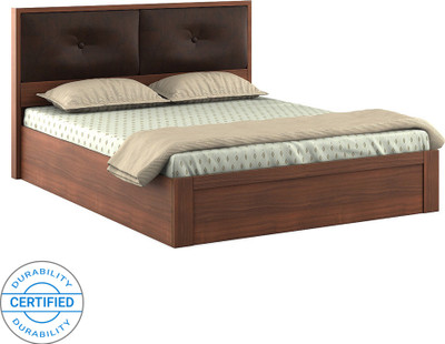 SPACEWOOD Engineered Wood Queen Drawer Bed(Finish Color - Rigato Walnut, Delivery Condition - Knock Down) SPACEWOOD Engineered Wood Queen Drawer Bed(Finish Color - Rigato Walnut, Delivery Condition - Knock Down)
