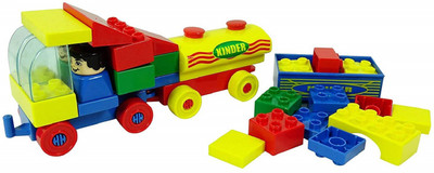 

Nightstar Tanker & Dumper Vehicle Blocks Game Set For Kids(Min. Age 3 Yrs)(Multicolor)