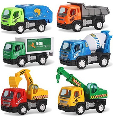 

Nightstar Building Construction Vehicle Toys (6pcs toys)(Min. Age 3 Yrs)(Multicolor)