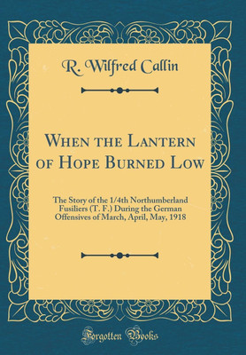 When the Lantern of Hope Burned Low(English, Hardcover, Callin R. Wilfred)