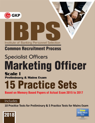 Ibps 2019 Specialist Officers Marketing Officer Scale I (Preliminary & Main) 15 Practice Sets(English, Paperback, unknown)