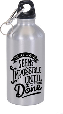 

Smokey Nothing Is Impossible Stainless Steel Sipper 600 ml Sipper(Pack of 1, Multicolor), Silver