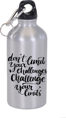 

Grazios Challenge Your Limits Stainless Steel Sipper 600 ml Sipper(Pack of 1, Multicolor), Silver