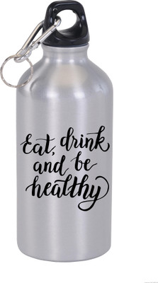 

Grazios Eat,Drink And Be Healthy Stainless Steel Sipper 600 ml Sipper(Pack of 1, Multicolor), Silver