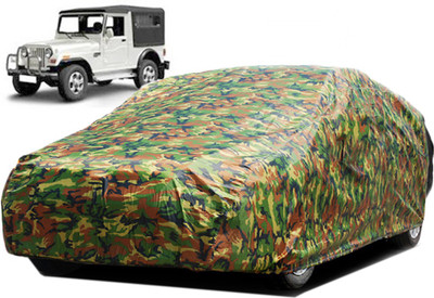 Kuchipudi Car Cover For Mahindra Marshal (Without Mirror Pockets)(Multicolor)