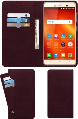 ACM Flip Cover for Panasonic T50(Maroon, Cases with Holder, Pack of: 1)