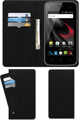 ACM Flip Cover for Swipe Konnect Star 2017(Black, Cases with Holder, Pack of: 1)