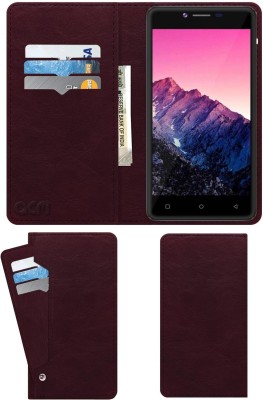 ACM Flip Cover for Swipe Konnect Star(Maroon, Cases with Holder, Pack of: 1)