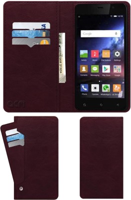 ACM Flip Cover for Gionee Pioneer P3s(Maroon, Cases with Holder, Pack of: 1)