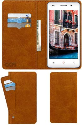 ACM Flip Cover for Iball Andi 4.5c Magnifico(Gold, Cases with Holder, Pack of: 1)