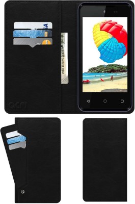 ACM Flip Cover for Micromax Bolt D304(Black, Cases with Holder, Pack of: 1)