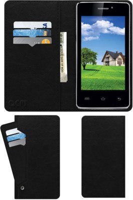 ACM Flip Cover for iBall Andi 4P Class X(Black, Cases with Holder, Pack of: 1)