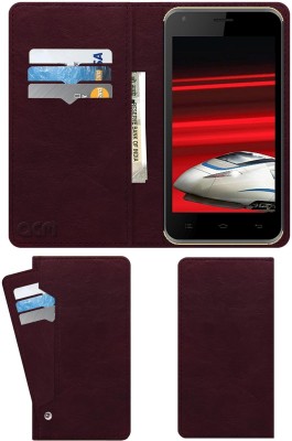 ACM Flip Cover for Celkon Millennia 2gb Xpress(Maroon, Cases with Holder, Pack of: 1)