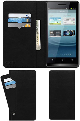 ACM Flip Cover for Karbonn Smart A7 Star(Black, Cases with Holder)