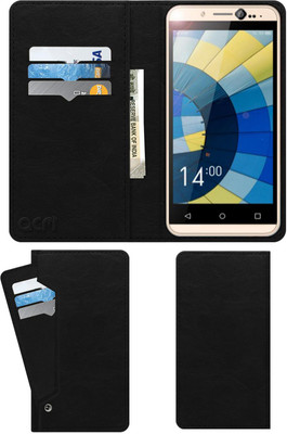 ACM Flip Cover for Hitech Air A3(Black, Cases with Holder, Pack of: 1)