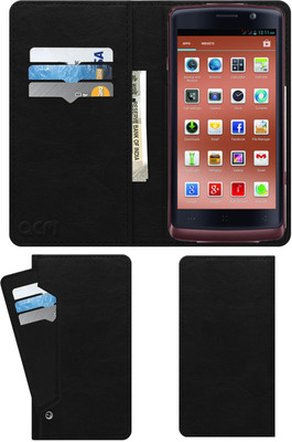 ACM Flip Cover for Iball Andi 4.5m Enigma Plus(Black, Cases with Holder, Pack of: 1)