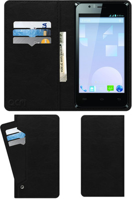 ACM Flip Cover for Obi S450(Black, Cases with Holder, Pack of: 1)
