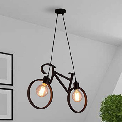 PR Prashant Pendants Ceiling Lamp(Black)
