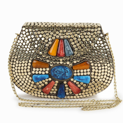

Voila Party Multicolor Clutch