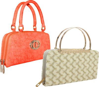 

Element Cart Casual, Formal, Party Multicolor Clutch