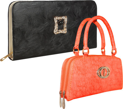 

Element Cart Casual, Formal, Party Multicolor Clutch